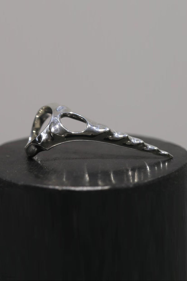 RUI sterling silver tip ring RSS23ac01 Bright Silver Liangyin PR3